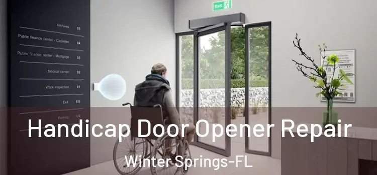 Handicap Door Opener Repair Winter Springs-FL
